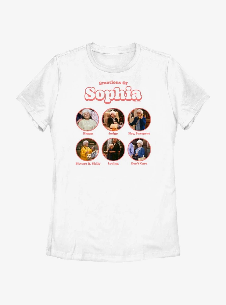 Golden Girls Emotions Of Sophia Womens T-Shirt