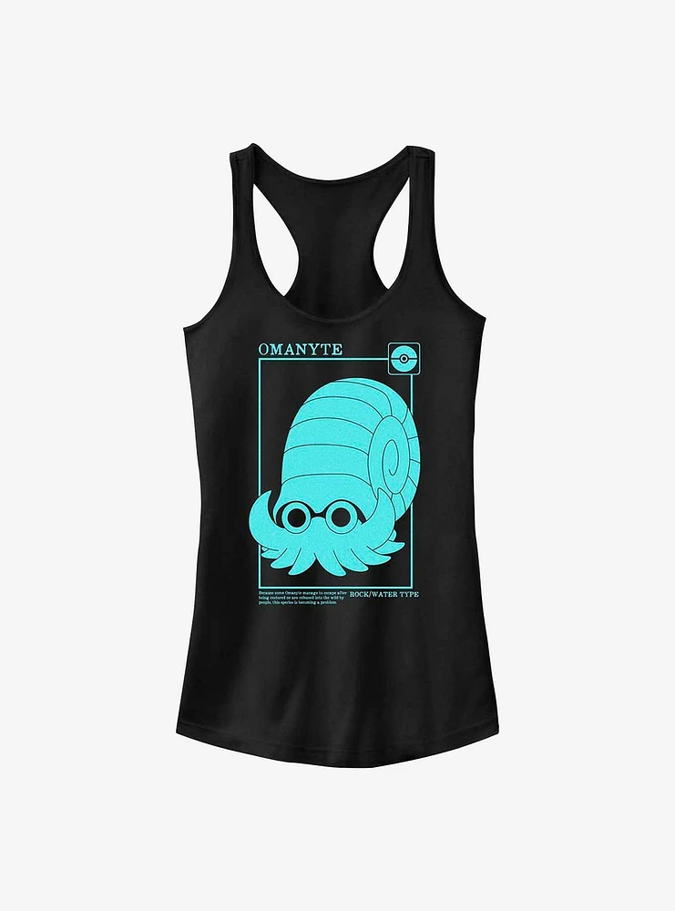 Pokemon Omanyte Card Girls Tank