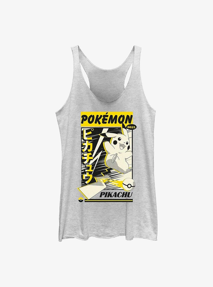 Pokemon Pikachu Anime Poster Girls Tank