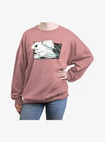 Pokemon Bulbasaur Run Girls Oversized Sweatshirt