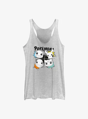 Pokemon Pop Out Heads Girls Tank