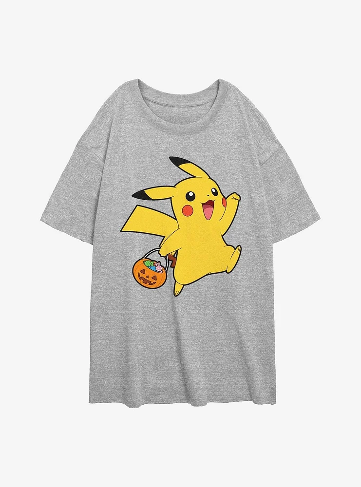 Pokemon Happy Candy Girls Oversized T-Shirt