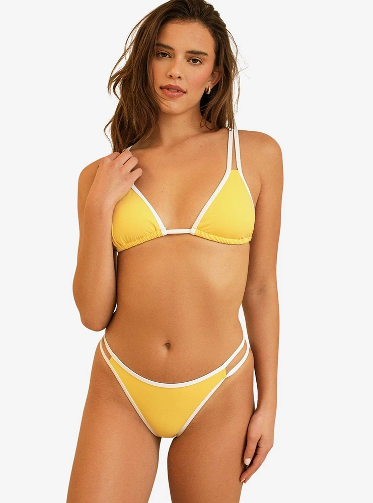 Dippin' Daisy's Cyrus Double Strap Swim Bottom Sunshine