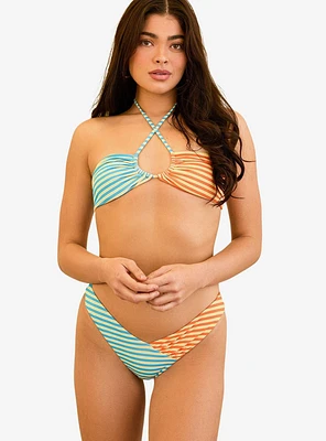 Dippin' Daisy's Amalfi String Tie Bandeau Swim Top Pool Party/Campfire