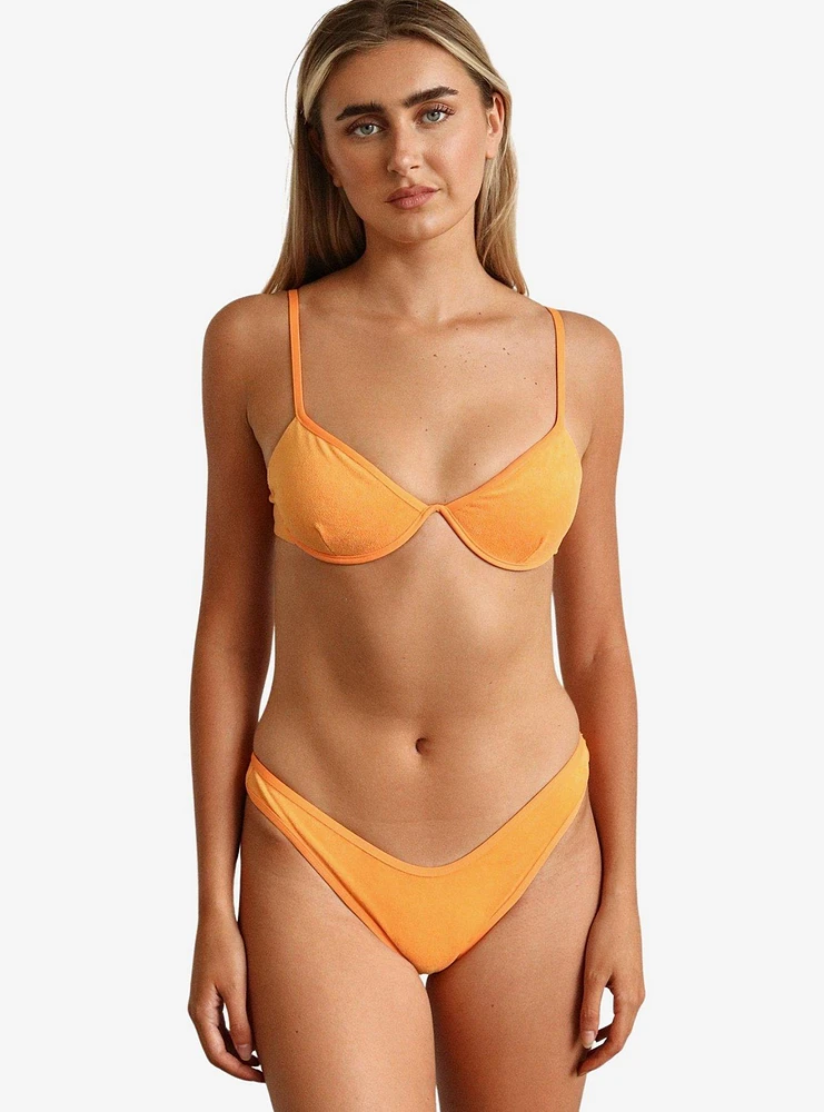 Dippin' Daisy's Venice Cheeky Swim Bottom Kumquat Terry