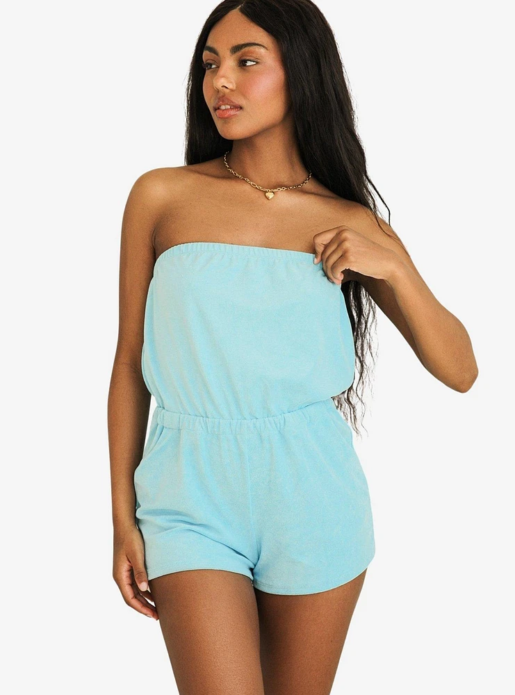 Dippin' Daisy's Napa Bandeau Style Romper Pool Terry