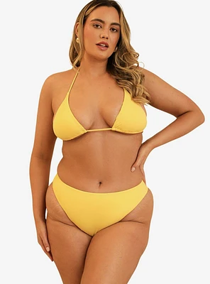 Dippin' Daisy's Seashore High Waist Cheeky Swim Bottom Sunshine