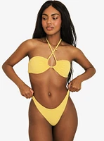 Dippin' Daisy's Amalfi String Tie Bandeau Swim Top Sunshine