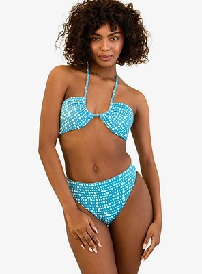 Dippin' Daisy's Amalfi String Tie Bandeau Swim Top Dippin Dot