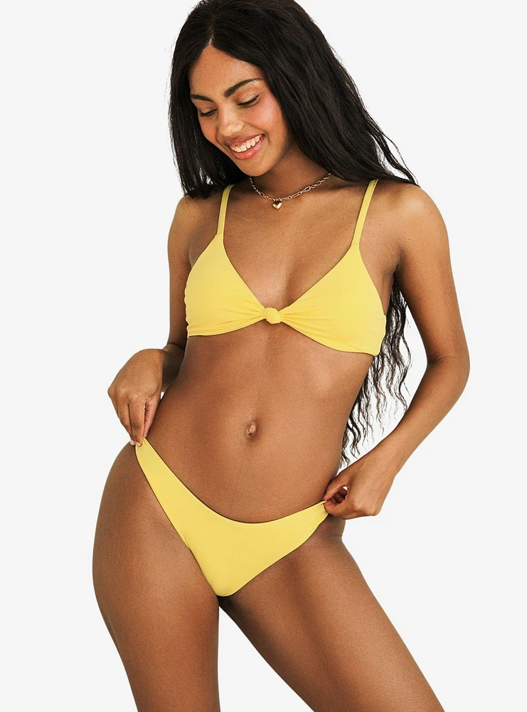 Dippin' Daisy's Zen Knotted Triangle Swim Top Sunshine