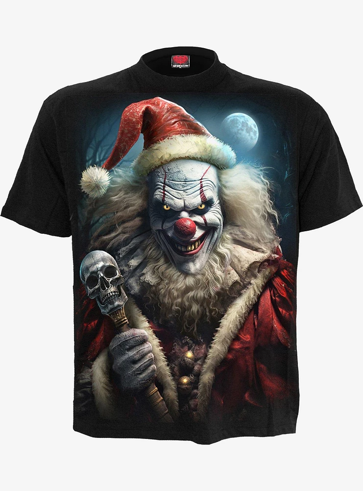 Spiral Santa Clown T-Shirt