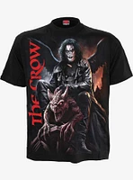 Spiral The Crow Gargoyle Front Print T-Shirt