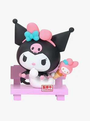 Banpresto Sanrio Sofvimates Kuromi on Bench Figure