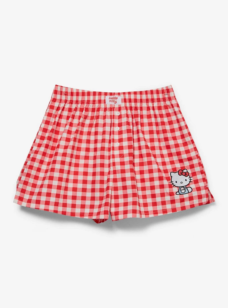 Sanrio Hello Kitty Gingham Women's Boxer Shorts