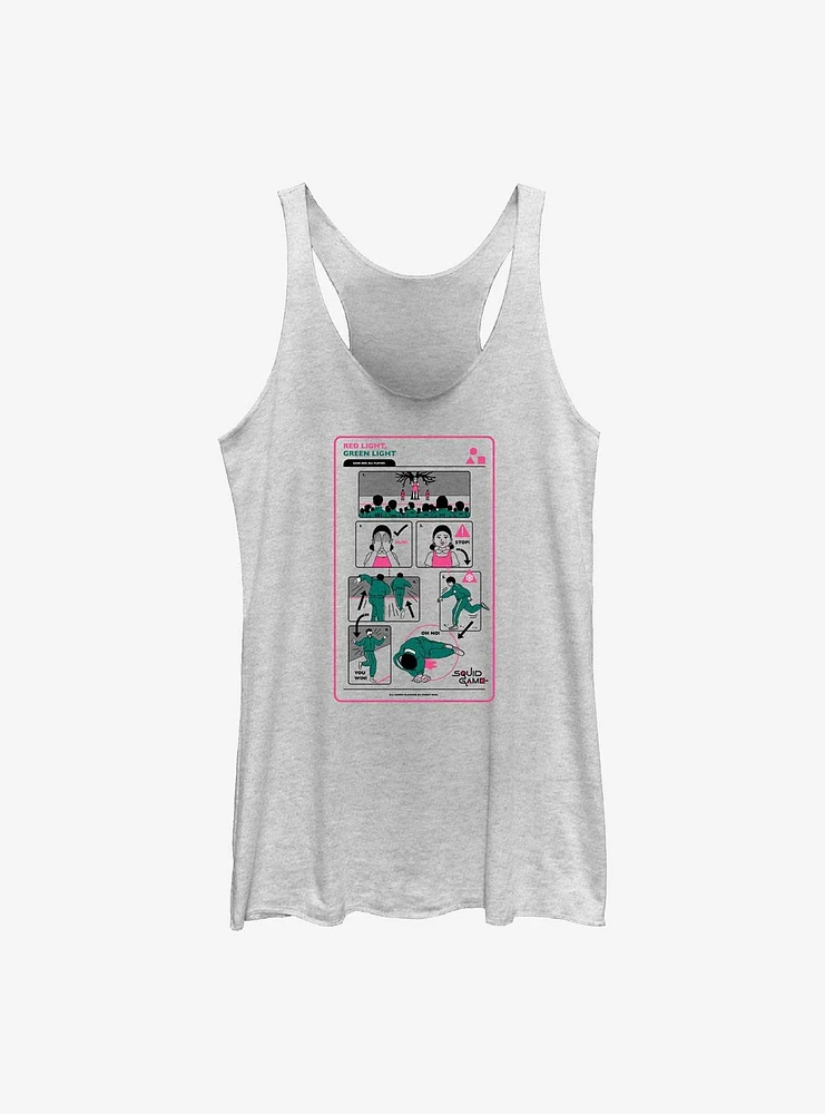 Squid Game One Instructions Girls Tank