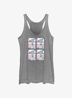 American Dad Roger Four Box Womens Tank Top