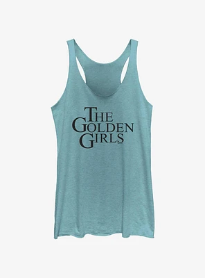 Golden Girls The Logo Serif Womens Tank Top