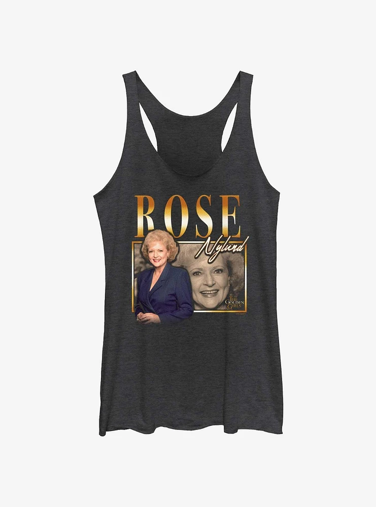 Golden Girls Rose 90S Boxup Womens Tank Top