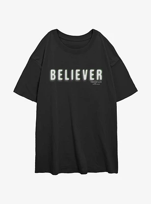 X-Files Believer Womens Oversized T-Shirt