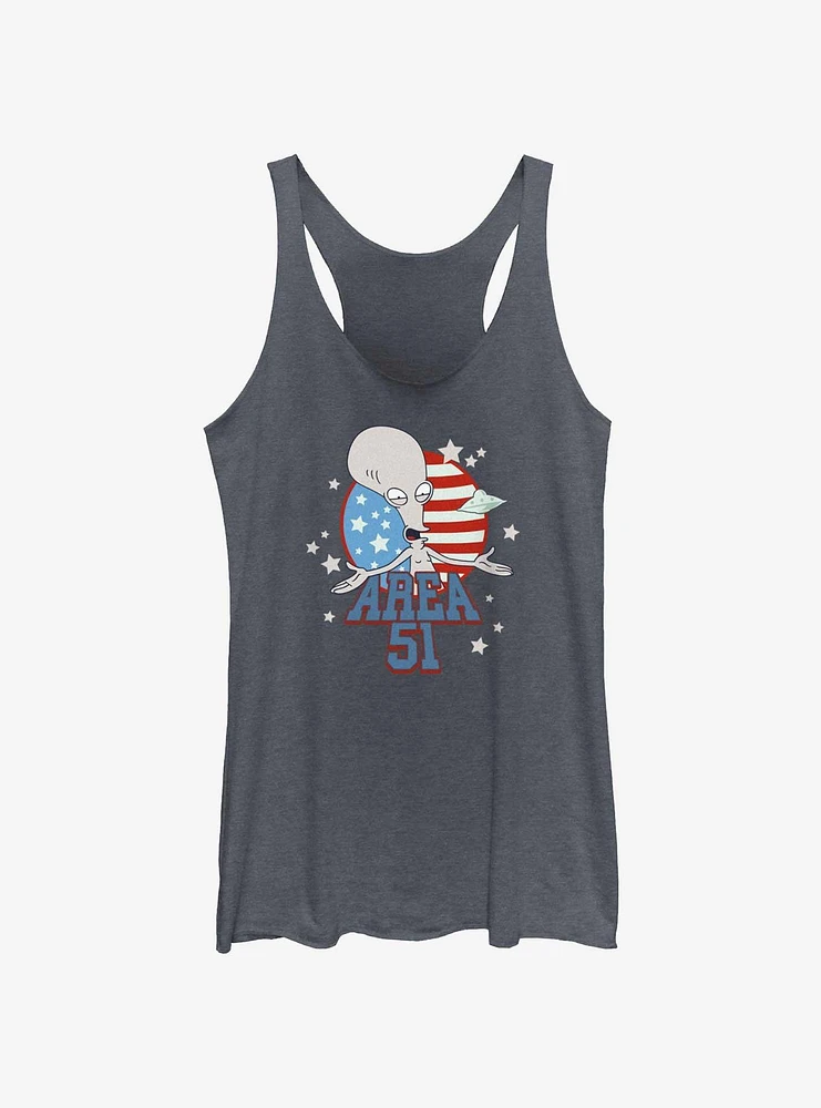 American Dad Area 51 Womens Tank Top