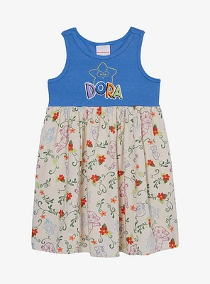 Dora the Explorer Floral Toddler Tank Dress — BoxLunch Exclusive