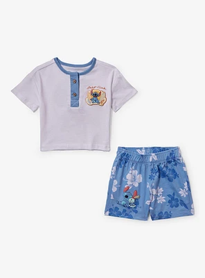 Disney Lilo & Stitch Surf Club Infant Shirt Shorts Set — BoxLunch Exclusive