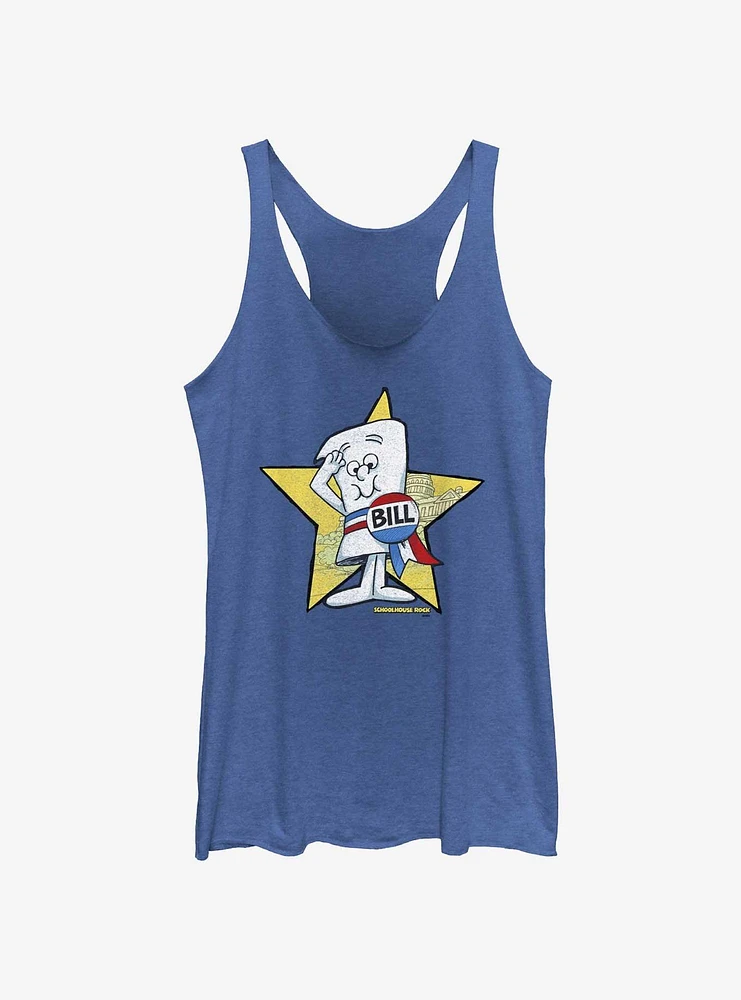 Schoolhouse Rock Capitol Bill Womens Tank Top