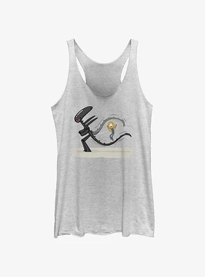 Alien Jumping Womens Tank Top