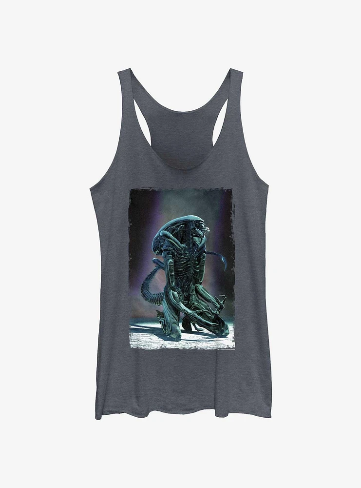 Alien Xenomorph Kneeling Womens Tank Top