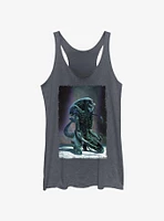 Alien Xenomorph Kneeling Womens Tank Top