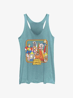 Schoolhouse Rock Groovy School House Womens Tank Top