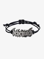 Alchemy of England Behemoth: Logo Bracelet Waxed Cord Wriststrap