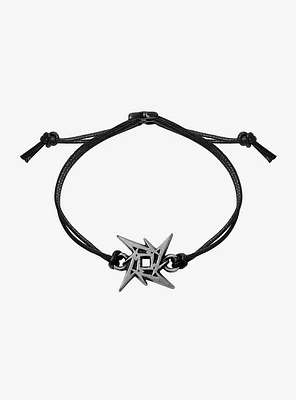 Alchemy of England Metallica: Ninja Star Waxed Cord Logo Wriststrap