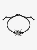 Alchemy of England Metallica: Ninja Star Waxed Cord Logo Wriststrap