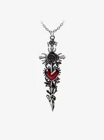 Alchemy of England Cross of the Dark Kiss Necklace