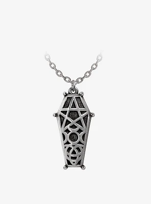 Alchemy of England Hex Coffin Necklace Pendant