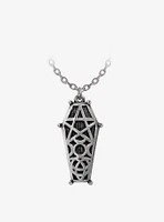 Alchemy of England Hex Coffin Necklace Pendant