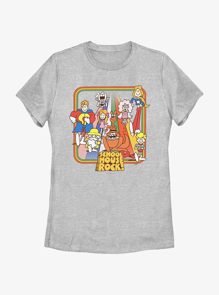 Schoolhouse Rock Groovy School House Womens T-Shirt