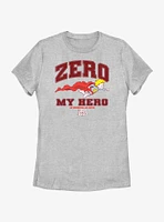 Schoolhouse Rock Collegiate Zero Hero Womens T-Shirt