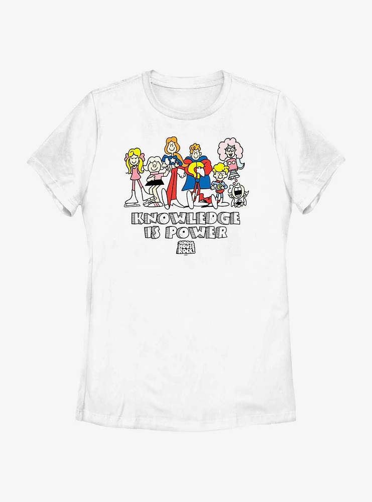 Schoolhouse Rock Knowledge Is Power Womens T-Shirt