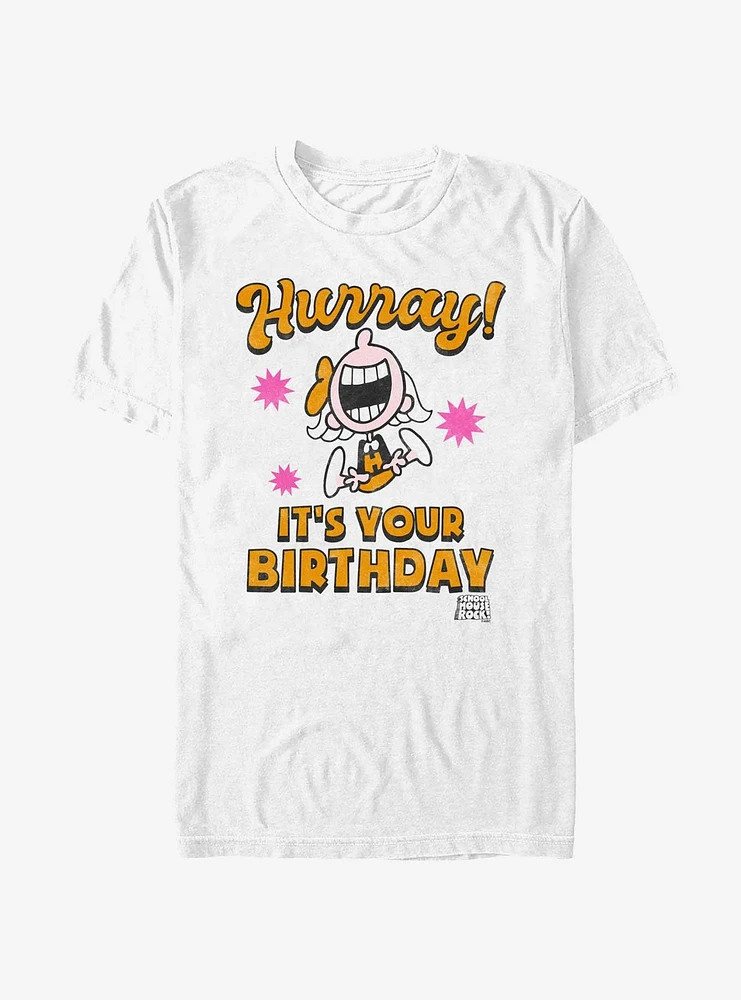 Schoolhouse Rock Hurray It's Your Birthday T-Shirt