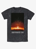 Independence Day Movie Poster Mineral Wash T-Shirt