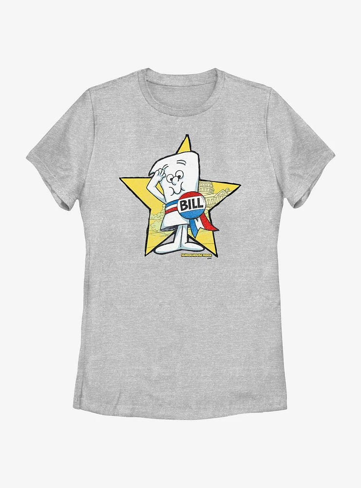 Schoolhouse Rock Capitol Bill Womens T-Shirt