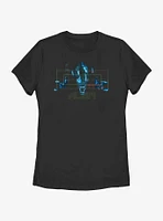 Alien Target Form Womens T-Shirt