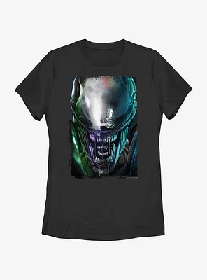 Alien Xenomorph Fase Close Up Womens T-Shirt