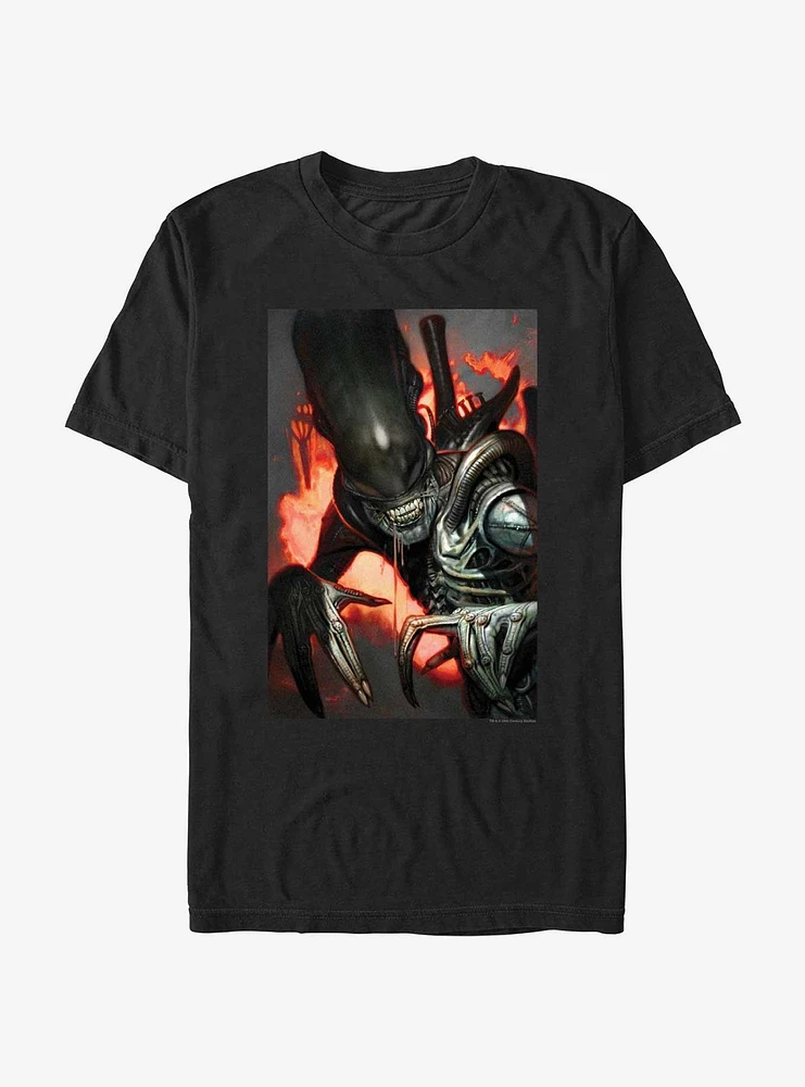 Alien Xenomorph Fire T-Shirt