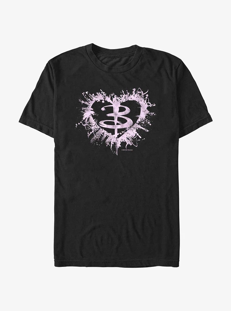 Buffy The Vampire Slayer Heart Logo T-Shirt