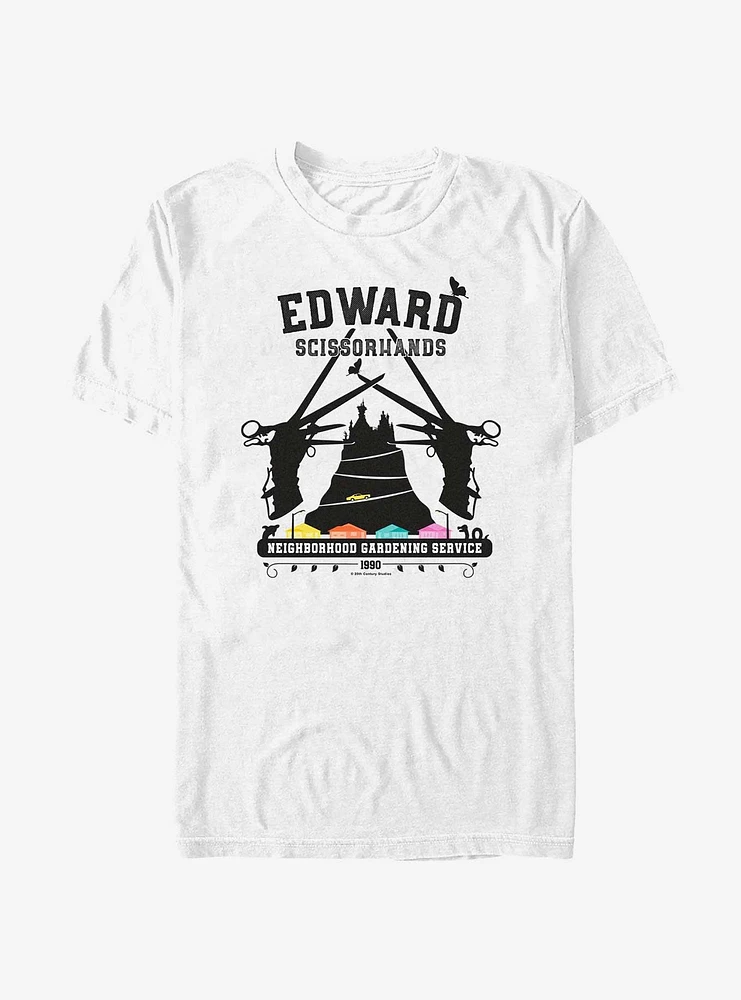 Edward Scissorhands Gardening Service Logo T-Shirt