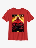 Marvel Red Hulk Fire Youth T-Shirt