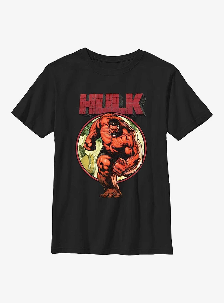 Marvel Red Hulk Raging Youth T-Shirt